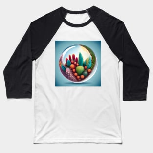 Cactus Garden inside Glass Ball Baseball T-Shirt